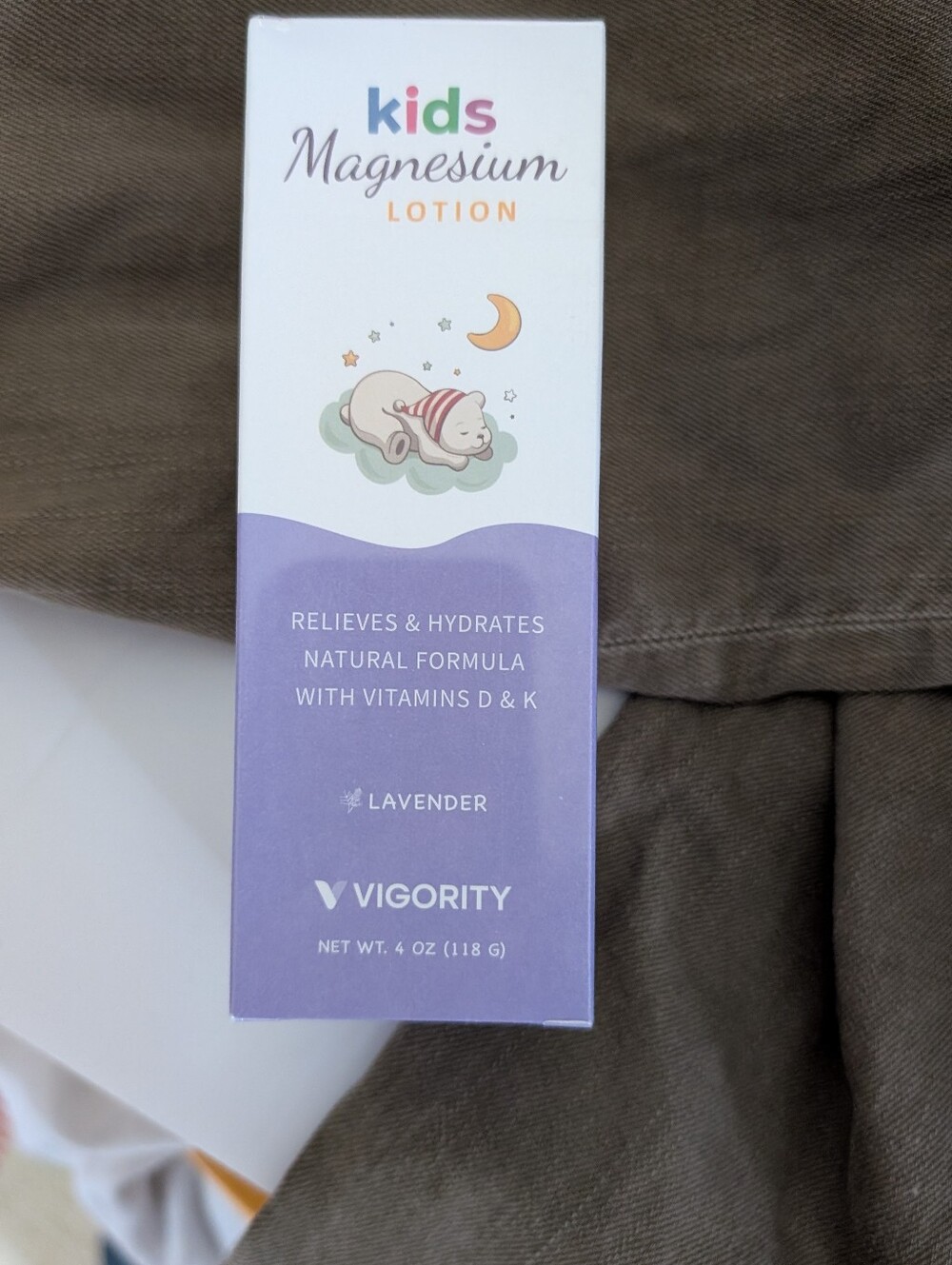 Kids Lavender Magnesium Lotion - Hydrating Sleep-Time Formula